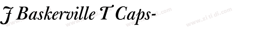 J Baskerville T Caps字体转换